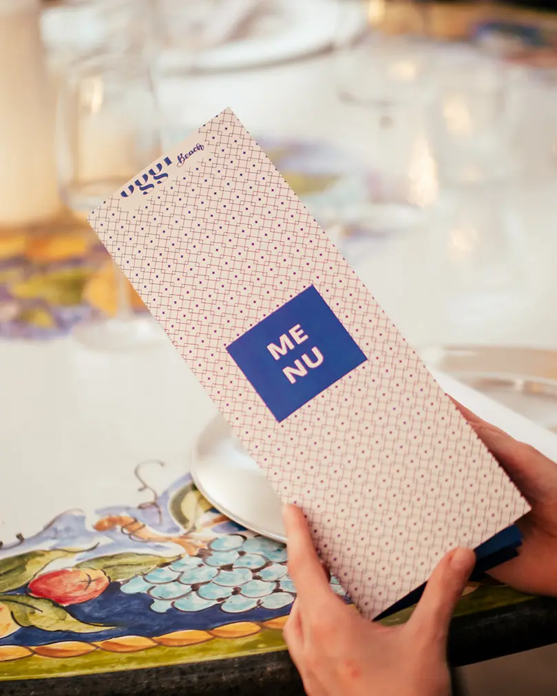 Menu Ristorante